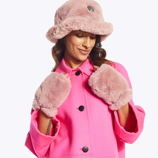 Kurt Geiger mujer guantes sin dedos london poppy 2LPR509 | accesorios rosa